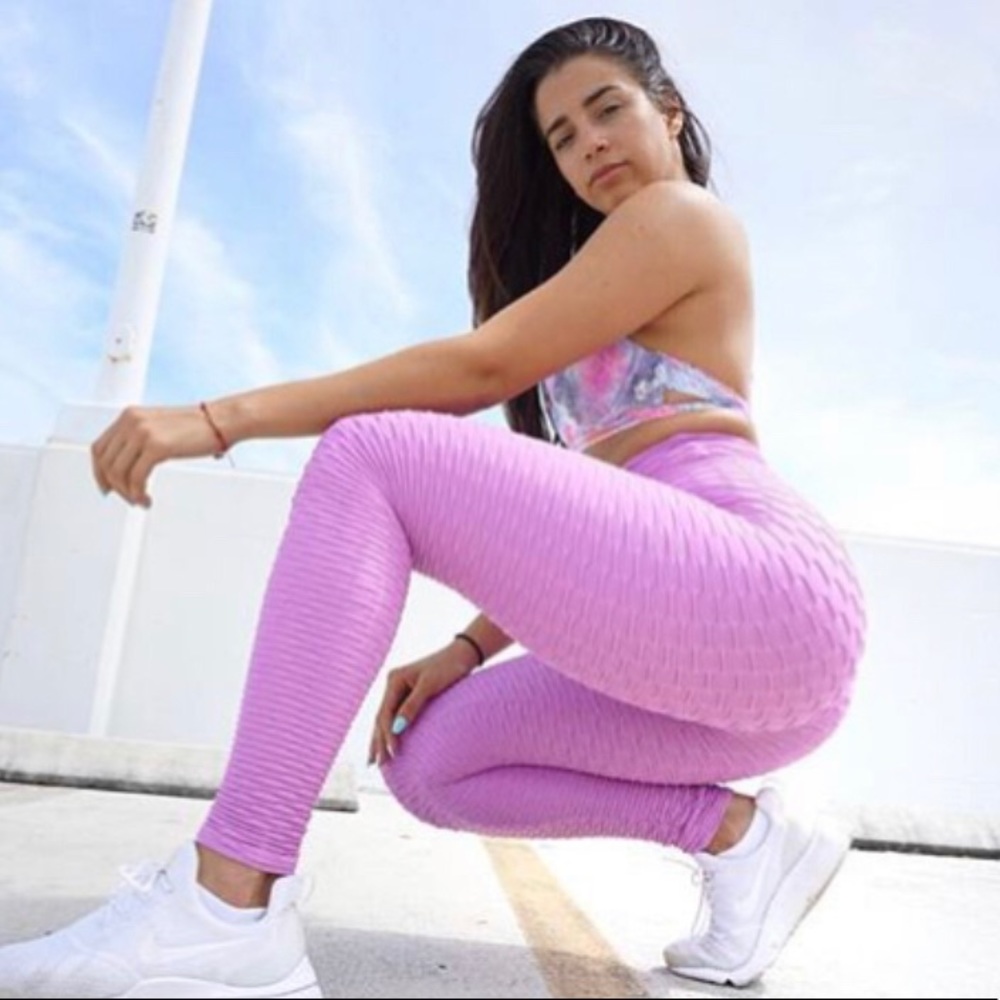 💗 Authentic Brazilian Honeycomb Leggings MAUVE